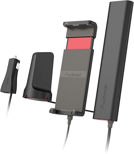 weBoost Drive Sleek (470135F) Vehicle Cell Phone Signal Booster with Cradle Mount | Car, Truck, Van, or SUV | U.S. Company | All Canadian Carriers - Bell, Rogers, Telus & More | ISED Approved