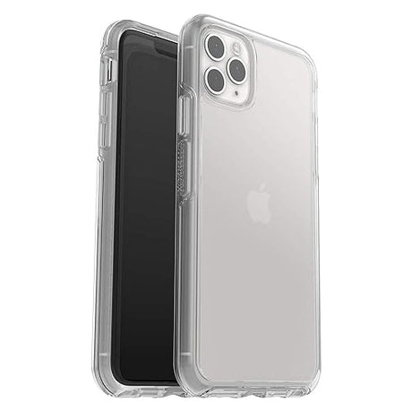 OtterBox iPhone 11 Pro Max Symmetry Series Case - CLEAR, ultra-sleek, wireless charging compatible, raised edges protect camera & screen