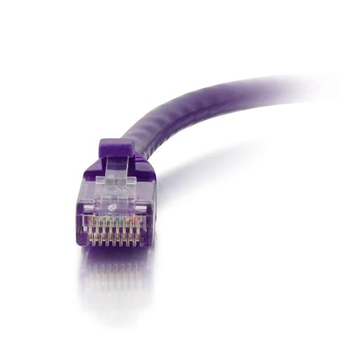 C2G 27807 Cat6 Cable - Snagless Unshielded Ethernet Network Patch Cable, Purple (100 Feet, 30.48 Meters) 100 Feet/ 30.48 Meters Purple