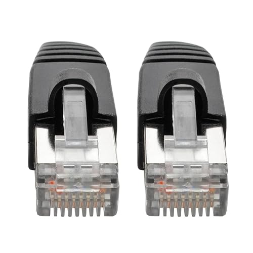 Tripp Lite Cat6a Ethernet Cable, 10G-Certified Patch Cable, Snagless, Shielded STP PoE Ethernet Cord, 4 ft, Black (N262-004-BK) 4ft. Black