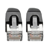Tripp Lite Cat6a Ethernet Cable, 10G-Certified Patch Cable, Snagless, Shielded STP PoE Ethernet Cord, 4 ft, Black (N262-004-BK) 4ft. Black