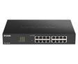 D-Link 16-Port Gigabit Smart Managed Switch, Layer 2 Features, VLANs, Cable Diagnostics, Energy Saving Features, Rugged Metal Housing, Smart Web UI, Version 2 (DGS-1100-16V2), Black