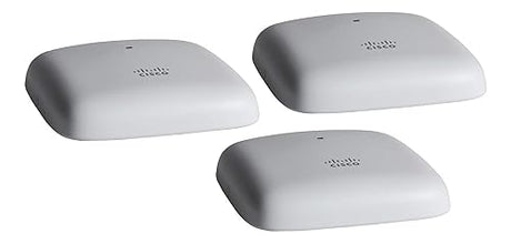 Cisco Business 140AC Wi-Fi Access Point, 802.11ac, 2x2, 1 GbE Port, Ceiling Mount,3 Pack Bundle,Limited Lifetime Protection (3-CBW140AC-B) CBW140AC/ 3 pack