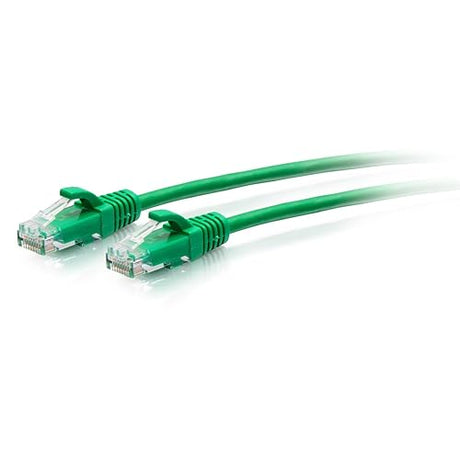 C2G 4.5M (15Foot) CAT6A Extra Flexible Slim Ethernet Cable, Ideal for use with Router, Modem, Internet,Wifi boxes, Xbox, PS5, Smart TV, SKY Q, IP Camera. Delivering Ultra Fast Internet Speeds. GREEN 15 Foot Green