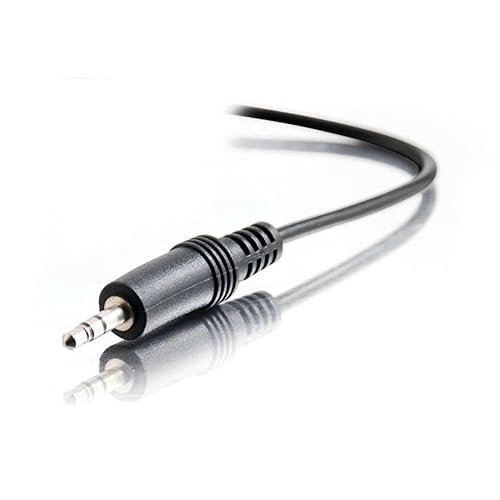 C2G 40414 3.5mm M/M Stereo Audio Cable, Black (12 Feet, 3.65 Meters)