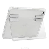 Targus Click-in Clear Case and Kickstand for 10.9 iPad (10th gen.), Clear - Military-Grade Shock Absorbent Protective Case with Hands-Free Viewing (THD927GL)