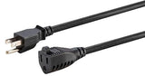 Monoprice Flat Cat6 Ethernet Patch Cable - Snagless, 550MHz, UTP, 30AWG, 5 Feet, Black - Flexboot Series