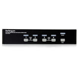 StarTech.com SV431DVIUA 4-Port DVI USB KVM Switch with Audio and USB 2.0 Hub (Black) 4 Port