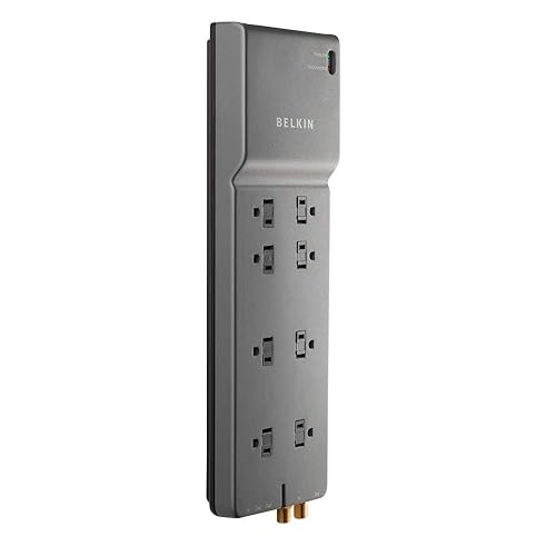 Belkin BE108230-06 8-Outlet Home and Office Surge Protector with Coaxial Protection