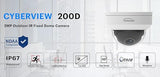 Gyration Cyberview 200D 2 MP Outdoor IR Fixed Dome Camera