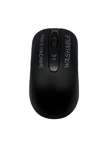 Man & Machine C Mouse Wireless, Washable (Black)