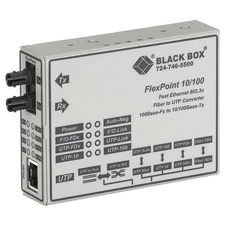 Black Box Network Services LMC100A-R3 Flexpoint Modular Media Converter 10bas
