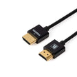 Black Only Ultra Slim High Speed Hdmi Flexible Cable with Ethernet
