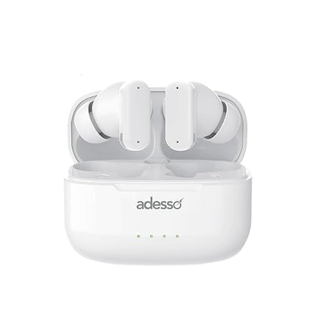 Adesso Xtream T2 in-Ear Bluetooth 5.3 Wireless Earbuds with ANC, Dual Mic, Touch Controls, Wireless Charging, Built-in Microphone & Multi-Platform Compatibility