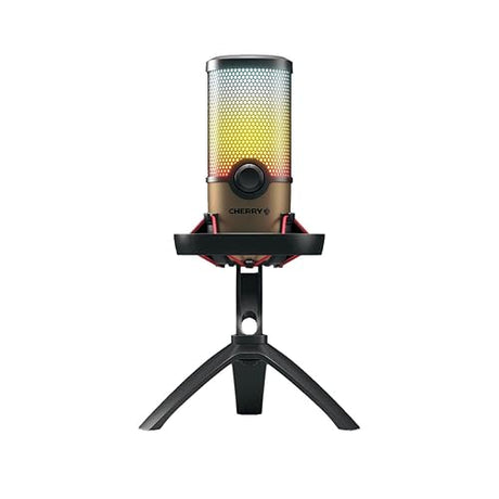 Cherry UM Series 3.0, 6.0 and 9.0 PRO RGB USB Microphone for PC, Mac, Gaming, Recording, Streaming, Podcasting, Studio and Computer Condenser. (UM 9.0 RGB PRO)