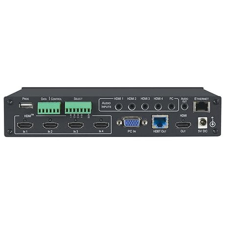 Kramer 18G 4K HDR Presentation Switcher/Scaler - 7 Inputs - HDMI & VGA - USB & Network - PC Compatible