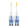 TRIPP LITE N370-01M-T 1M Premium Duplex SMF Single mode 9/125 Uniboot Micron Fiber Optic Patch Cable LC/LC, 3'