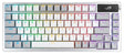 ASUS ROG Azoth Wireless Mechanical Gaming Keyboard – 75% TKL, Tri-Mode Connectivity, Hot Swappable Pre-lubed ROG NX Storm Clicky Switches, PBT Keycaps, RGB, OLED Display, PC/Mac Support - White NX Storm Clicky Switch Storm Switch-Refined clicky White