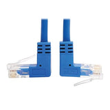 Tripp Lite Up/Down Angle Cat6 Ethernet Cable, Gigabit Molded Slim UTP Network Patch Cable, Blue, 10 ft. (N204-S10-BL-UD) Up/Down Angle 10-ft.