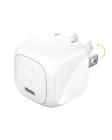 Belkin BoostCharge 20W Cubic Wall Charger, USB-C Power Delivery Fast Charging for Apple iPhone 16, 16 Plus, 16 Pro, 16 Pro Max, 15, 15 Pro, 15 Pro Max, Samsung Galaxy S24, iPad, AirPods & More - White