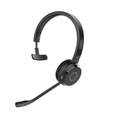 Jabra Evolve 65 TE (Third Edition) Wireless Single-Ear Headphones - Noise-Canceling Mic, 16 hrs Battery Life, Dual Connectivity, Works with All UC Platforms Like Zoom & Google Meet, Black Single-Ear All Platforms Charging Cord