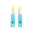 Tripp Lite LC to LC Multimode Duplex Fiber Optics Patch Cable, 100Gb, 50/125, OM5, LC/LC Male, 2 Meter 2m