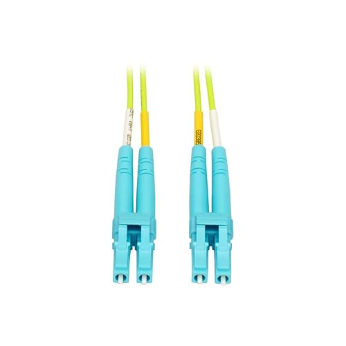 Tripp Lite LC to LC Multimode Duplex Fiber Optics Patch Cable, 100Gb, 50/125, OM5, LC/LC Male, 2 Meter 2m