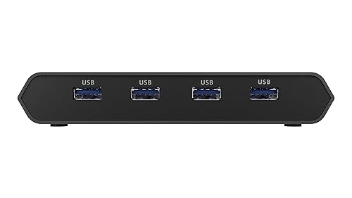 IOGEAR Access Pro Plus 2-Port USB-C Desktop KVM Switch, 4X USB Hub, DP Output in 4K 60Hz, DP 1.4 Alt Mode, Switch between 2 devices. Switch between Android Tablet or Apple iPad, PC and Mac, GCS1602CC