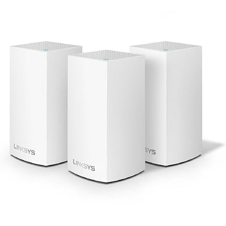 Linksys Velop Dual-Band AC1300 Whole Home WiFi Intelligent Mesh System (WHW0103-CA), 3-Pack 3-Pack Dual-Band