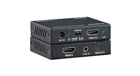 Kanex Pro HDMI 2.0 Audio Embedder 18Gbps HDCP 2.2 4K 60Hz Toslink CEC Stereo (HAECOAX4)