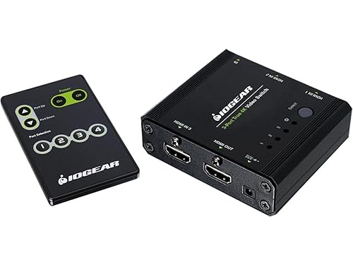 IOGEAR 3-Port True 4K Switch with HDMI Connection (GHSW8431)