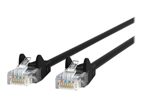 Belkin Cables 7ft Cat6 Black Snagless Patch Cable 4pair Rj45m/m