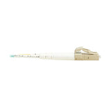 Tripp Lite Eaton Fiber Patch Cable, 10 Meters / 32.8 Feet, LC to LC Fiber Optic Cable, 100Gb OM4 Multimode Duplex, 50/125um, Aqua, TAA Compliant, Lifetime Manufacturer's Warranty (N820-10M-OM4TAA)