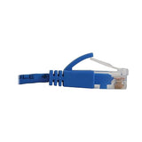 Tripp Lite Cat6a 10G Ethernet Cable, Snagless Molded Slim UTP Network Patch Cable (RJ45 M/M), Blue, 7 Feet / 2.1 Meters, Manufacturer's Warranty (N261-S07-BL)