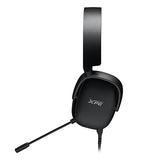 XPG Precog S Gaming Headset: 50mm Drivers - Folding Earcups - On-Ear Volume Control & Mute Switch - Auto-Adjusting Headband - Black