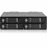 Icy Dock ToughArmor MB720MK-B V3 Drive Enclosure for 5.25 M.2, PCI Express NVMe 4.0 x4 - SFF-8612 OCuLink Host Interface Internal - Black