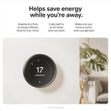 Google Nest Learning Thermostat (4th Gen) with Nest Temperature Sensor (2nd Gen) - Energy Saving Smart Thermostat with Adaptive Eco - Works with Alexa and Google Home App - Polished Gold