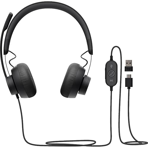 Logitech Zone 750 Headset Information Not Available 7.1x6.5x2.6 Modern or Contemporary