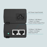 TP-Link 2.5G PoE+ Injector (TL-PoE260S) - 2 2.5G Ports, IEEE802.3af/at, Supplies up to 30 W, Integrated Power Supply, Plug & Play, Desktop/Wall-Mount