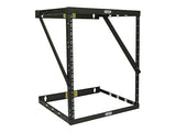Tripp Lite 8U/12U/22U Expandable Wall-Mount 2-Post Open Frame Rack, Adjustable Network Equipment Rack, Patch Depth, 11.5 Deep (SRWO8U22MD) Expandable (Mid Depth) Rack