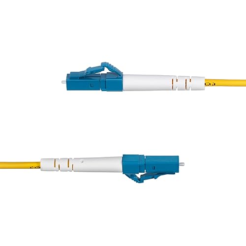 StarTech.com 1m (3.3ft) LC to SC (UPC) OS2 Single Mode Simplex Fiber Optic Cable, 9/125, 40G/100G, LSZH Fiber Jumper Cord