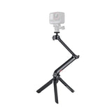 Insta360 Multi Mount, All-in-One Camera Rig, Tripod, Selfie Stick & Magic Arm, 360 Ball Joint for Adjustable Angles, Compatible with Insta360 Ace/GO/Link/X Series, Black