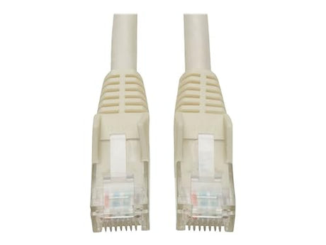 TRIPP LITE Cat6 Gigabit Snagless Molded Patch Cable, 50', White 50-ft. White