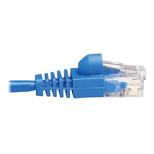 TRIPP LITE Cat6a 10G Ethernet Cable, Snagless Molded Slim UTP Network Patch Cable (RJ45 M/M), Blue, 20 ft. (N261-S20-BL) Blue 20-ft.