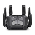 TP-Link AXE16000 Quad-Band WiFi 6E Router (Archer AXE300) - Dual 10Gb Ports Wireless Internet Router, Gaming Router, Supports VPN Client, 2.5G WAN/LAN Port, 4 Gigabit LAN Ports