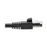 Tripp Lite Cat6a Snagless Shielded STP Patch Cable 10G-Certified, PoE, Black M/M 10ft 10' (N262-010-BK) Black 10 Feet STP