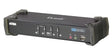 ATEN 4-Port USB 2.0 DVI KVMP Switch with Cables CS1764A (Black)