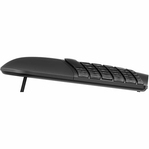 HP 965 Ergonomic Wireless Keyboard - Connect 3 Devices with Bluetooth and Splicing Dongle Connection - 20 Programmable Keys, Dedicated Numeric Keypad - Extra Large Foam Wrist Rest , Long