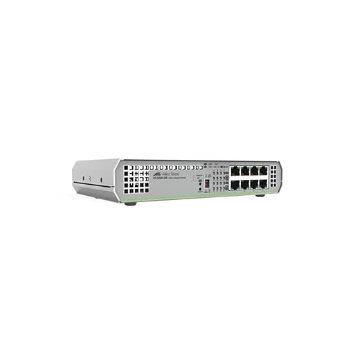 Allied Telesis AT-GS910-8-10 8Port 10, 100 & 1000T Unmanaged Switch with Internal Power Supply