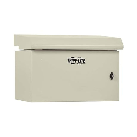 Tripp Lite 6U Locking Industrial Wallmount NEMA 3R Protection Server Rack Enclosure, 16.5 inches Deep, Heavy Duty Metal Construction, Built-in Internal Fans, Gray, 5-Year Warranty (SRN3RG6U)